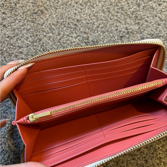 Coach Mini Rose Print Wallet - Picture 3 of 7